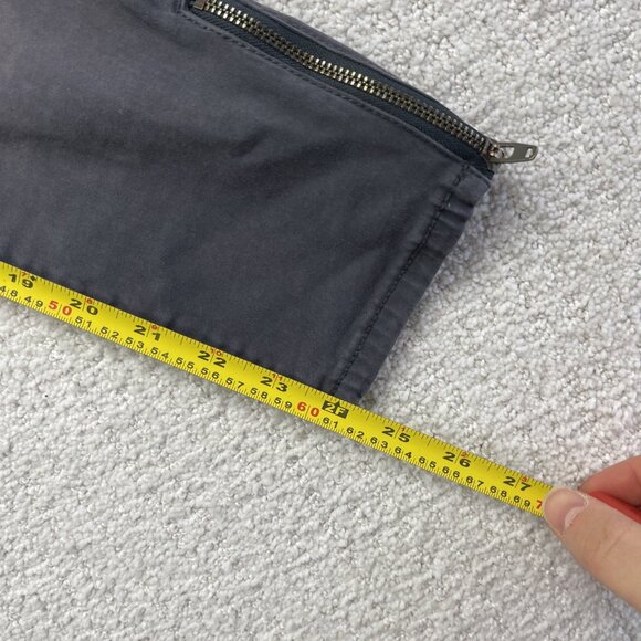 Y2K American Eagle Super Stretch Jegging Punk Grunge Zip Biker Women's Sz 2 - Picture 11 of 13